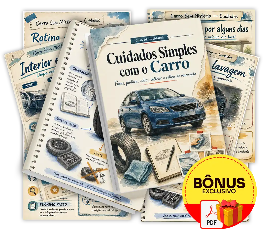 Bônus Mapa Visual de Cuidados com o Carro